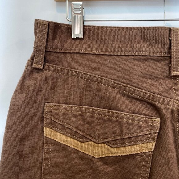 Levi's Women's 70's Movin' On High Rise Flare Jean Dark Brown Size 31 x 32 - Picture 6 of 13